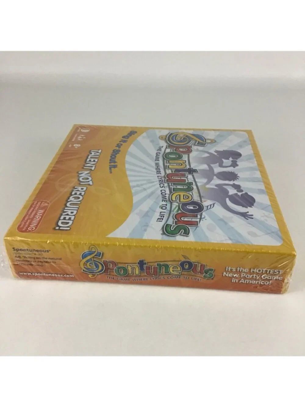 Spontunesous Song Lyric Board Game 2010 Family Game Night Sing Shout New Sealed